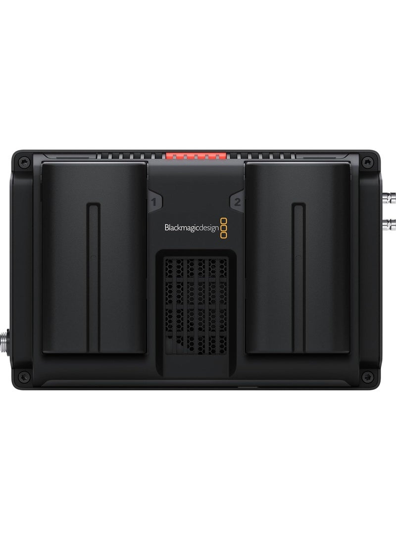 Blackmagic Design Video Assist 5" 12G HDR Monitor Recorder – 2500 Nit HDR Touchscreen, 12G-SDI & HDMI 2.0, DCI/UHD 4K 10-Bit ProRes & DNxHD, 3D LUT Support, Waveform Vectorscope, Dual L-Series Battery, USB-C Recording - Image 4